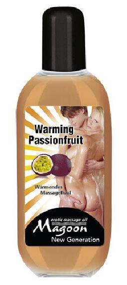 Olii ai frutti della passione per massaggi riscaldanti
