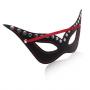 Secret mask black maschera nera con borchie bondage fetish per uomo e donna integrale 