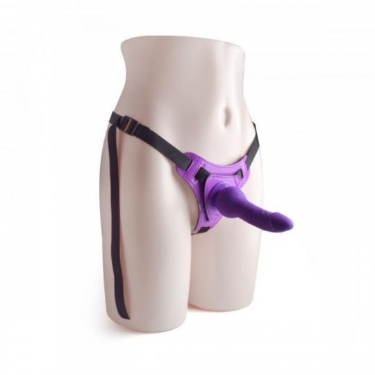 Strap on dildo vaginale anale per punto g indossabile fallo realistico dildo in silicone slim g