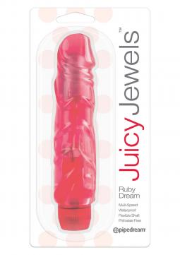 Vibratore Realistico Jelly JUICY JEWELS VIBE RUBY DREAM
