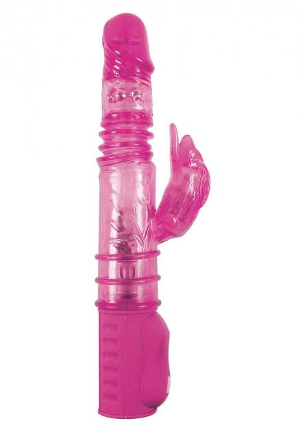 Vibratore rabbit Bunnytron Thruster Vibe Pink