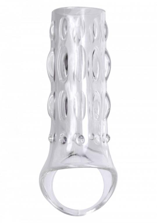 Guaina fallica prolunga per il pene clear trasparente anello fallico per uomo  sex toys contro eiaculazione precoce