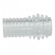 Guaina fallica prolunga per pene anello fallico manicotto indossabile