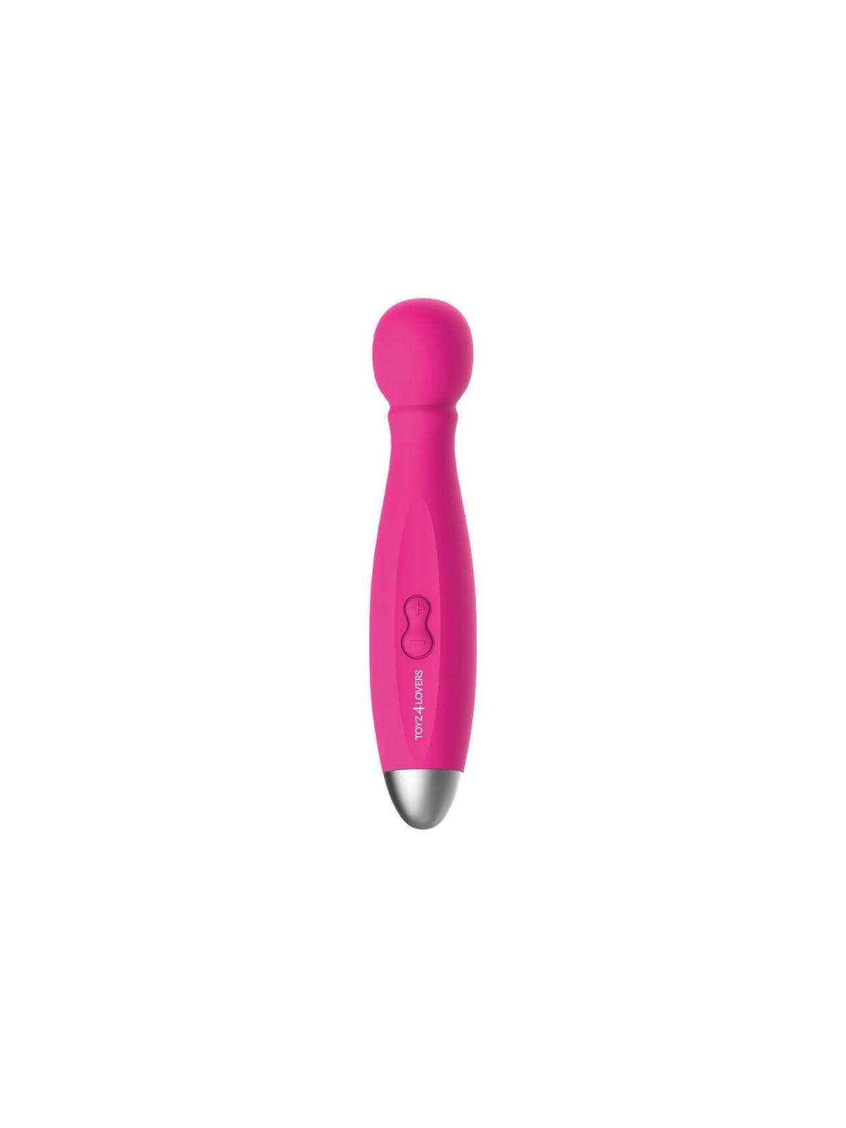 stimolatore vaginale vibratore clitoride massaggiatore body wand massanger in silicone pink
