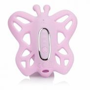 Vibratore stimolatore vaginale e clitoride indossabile con telecomando in silicone