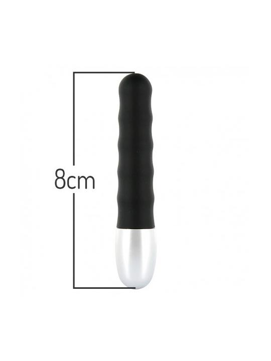 Vibratore vaginale anale stimolatore nero mini fallo vibrante stimolatore clitoride