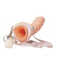 Vibratore vaginale realistico dildo fallo vibrante vaginale anale guaina fallica prolunga pene